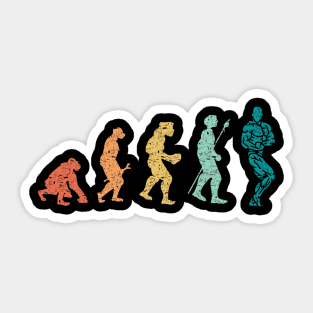 Evolution Bodybuilding Sticker